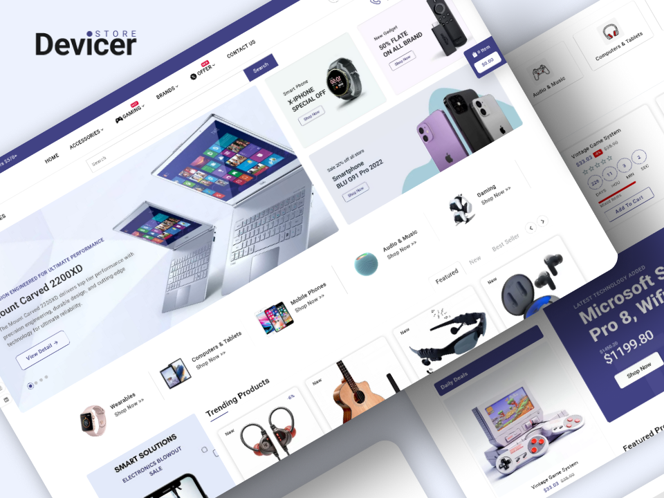 Devicer Electronics Store