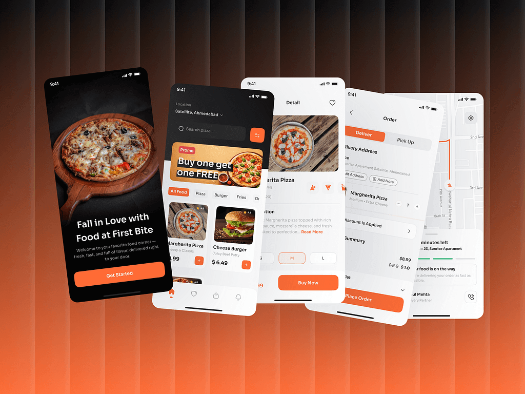Modern Food Delivery App